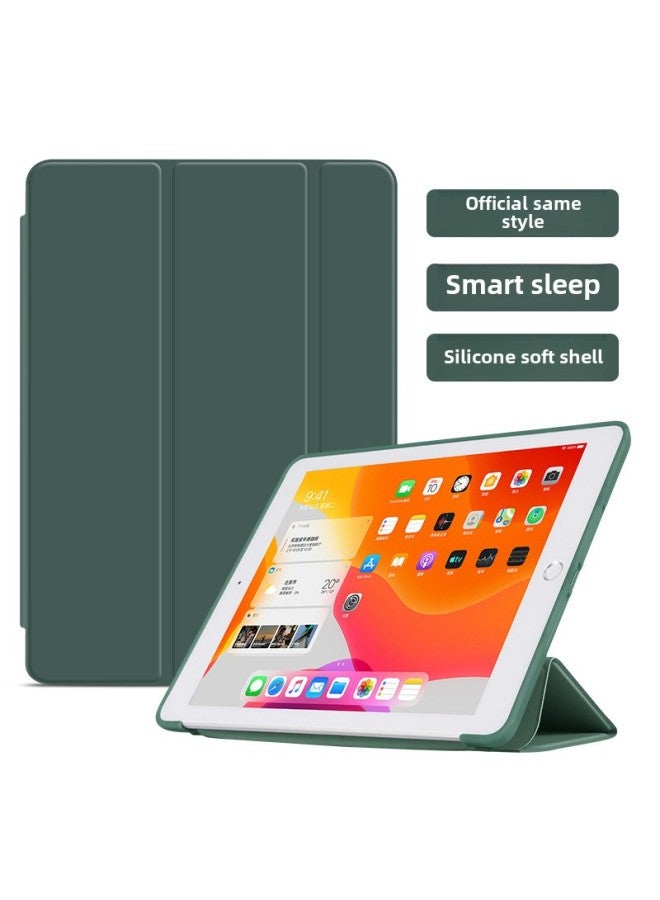 Suitable For IPad10 Protective Case Pro11 Anti-fall 10.2 Inch Ipad Protective Case 10 Generation 2024iPad Tablet Case-Color:Dark Night Green-Applicable Model:2022/2021/2020 Pro11 Inch/2018Pro11 - Image 1